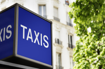 Obraz premium taxischild