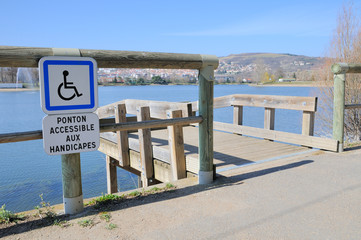 pontoon for disabled