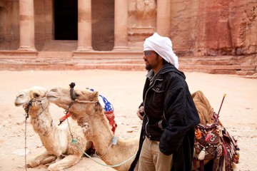 Beduine in Petra