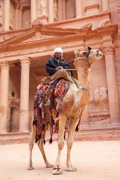 Beduine in Petra