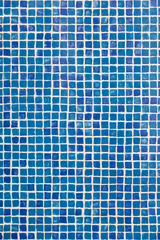 blue swimming pool mosaic