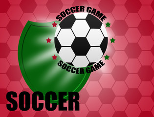Obraz premium soccer background