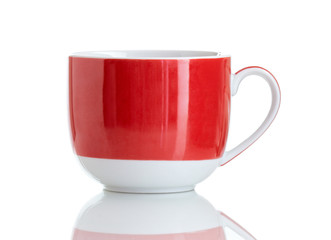 Red tea cup