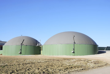 Biogas power plant