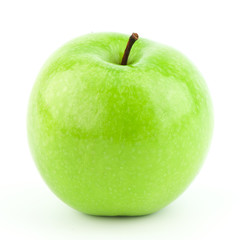 Green Apple on white background