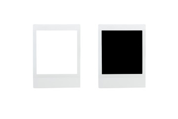 empty blank polaroid photos