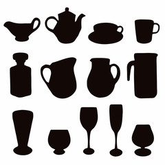 Glassware Sillouette