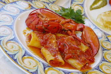astice e paccheri
