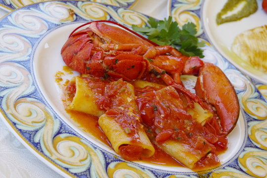astice e paccheri