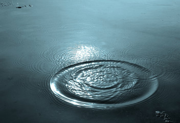 Circles on water