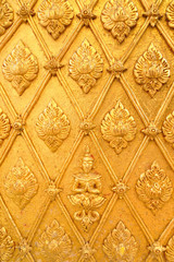 Wall of Thai Temple