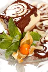 Chocolate cheesecake