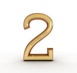 3d golden number 2