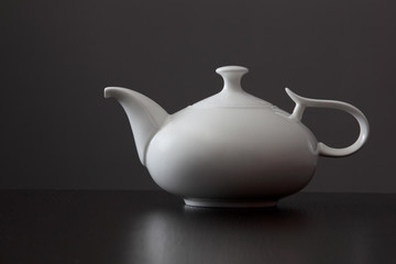 White teapot