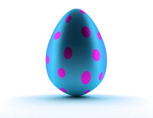 Image of Easter egg over white