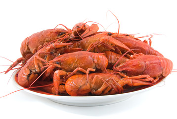 Boiled crawfish