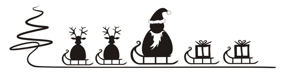 weihnachtsmotiv banderole