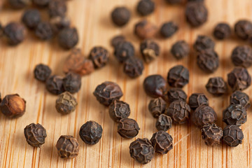 Heap of black pepper