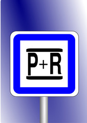 Parkrideschild