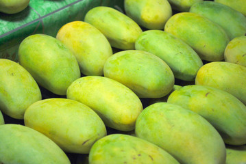 green mango in market