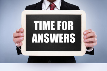 Time for Answers