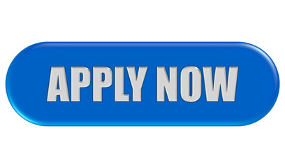 Button blau Seiten rund APPLY NOW