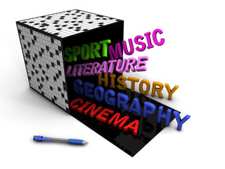 Cruciverba cubo aperto © Aldo Gragnaniello