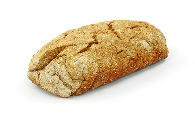 Home made rye bread loaf
