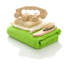 set for bathing