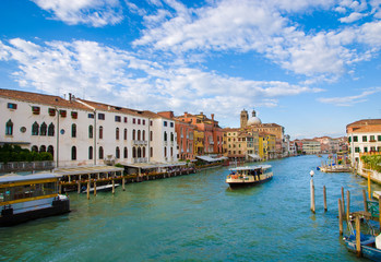 Fototapeta na wymiar Venice Grand canal with gondola, Italy