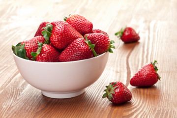 Appetizing strawberry.