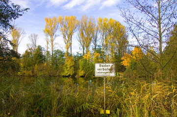 Baden verboten