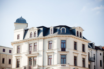 Fototapeta na wymiar Old historical buildings in Leipzig