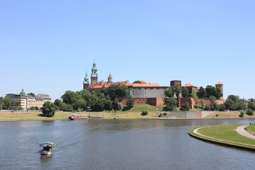 Naklejka na ściany i meble Krakow: Wawel Royal Castle, Poland