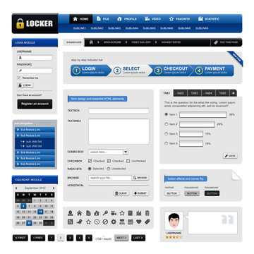 Web Design Website Element Vector