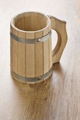 wooden mug