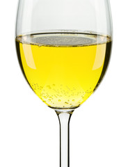 glass with wine