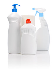 set of kitchen bottles