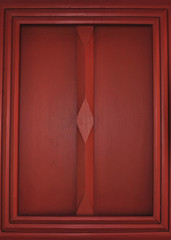 Thai Style Wooden Door Pattern