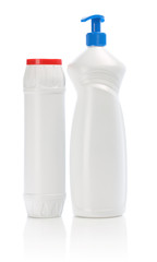 white cleaner bottle