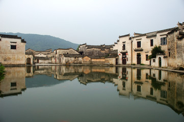Naklejka premium 宏村风光