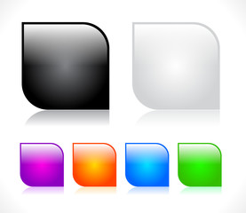 Buttons for web. Vector.