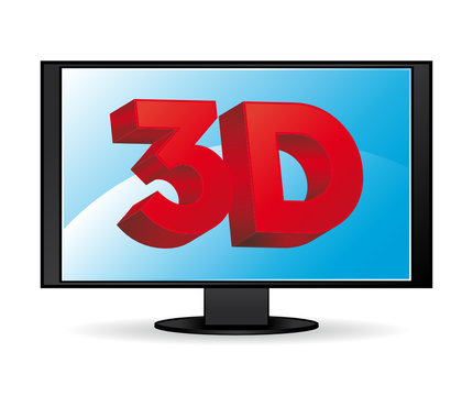 3D TV or computer screen