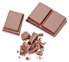 chocolate dessert pieces sweet food