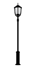 Old lamppost, vector