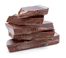 chocolate dessert pieces sweet food