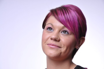 Fototapeta premium 20 something cute looking female portrait