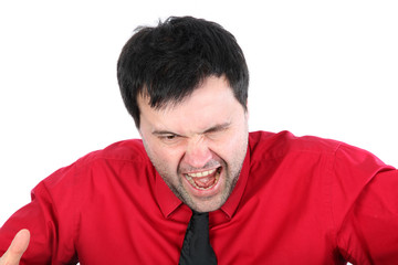 Fototapeta premium Tobsuchtsanfall