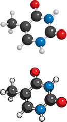 Thymine molecule