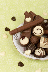 Schokolade mit Herz